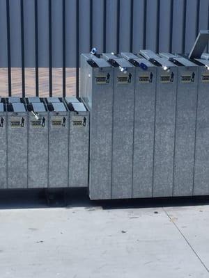 Skateboard lockers