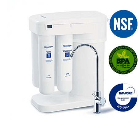 Reverse osmosis RO 101 most compact under sink system 7 stage water purification system for drinking water.