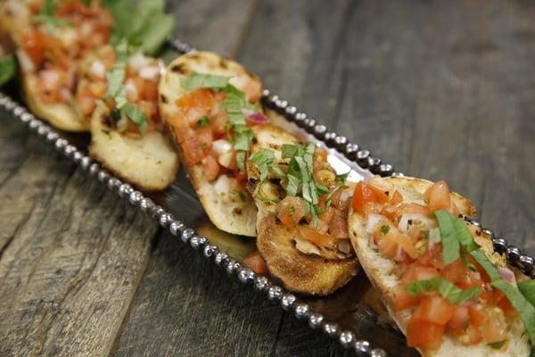 Tomato and Fresh Basil Bruschetta