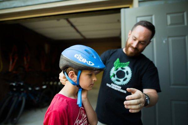 Helmets, locks, backpacks and maps included with rental. And gloves when it's cold!