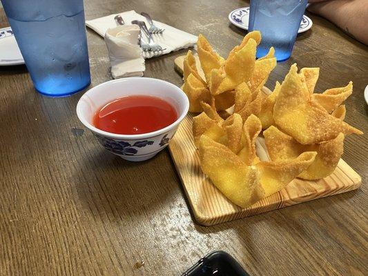 8 pc Crab meat Ragoons ($6.50)