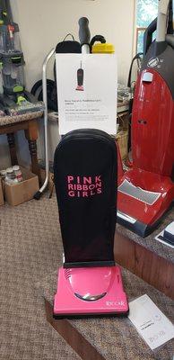 Come in and support the Pink Ribbon Girls. Buy a vacuum that will last.