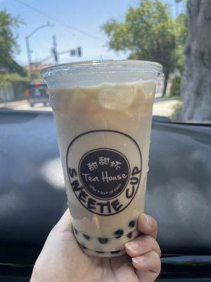 Wintermelon milk tea with pearls