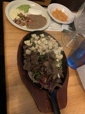 Mixed fajitas