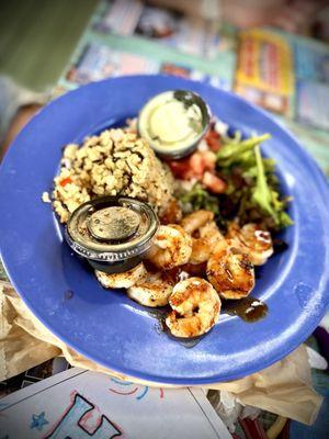 Glazed Seared Shrimp Bowl