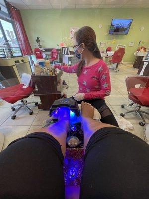 Gel Pedicure