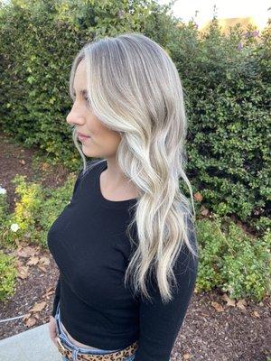 Blonde balayage by Courtney