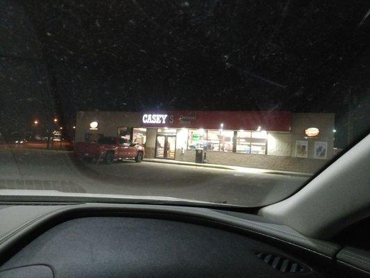 Casey's at night