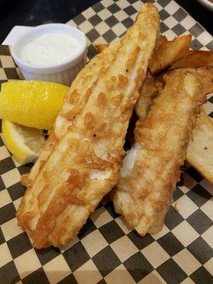 Halibut Fish and Chips. Excellent!