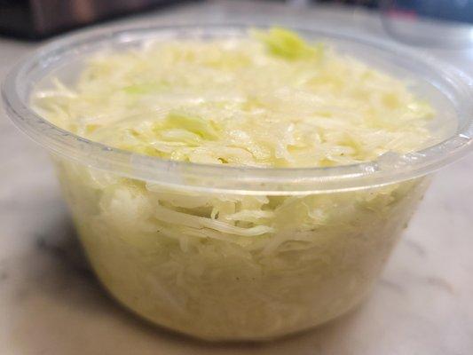 Kosher white cabbage salad