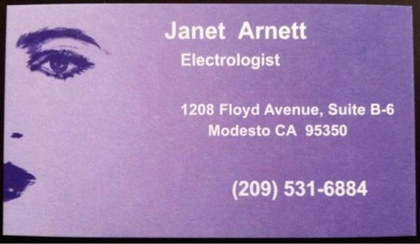 Janet Arnett Licensed Electrologist