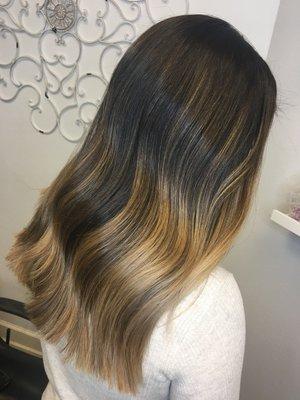 Color melt, by Kathryn at Little Moon Salon!