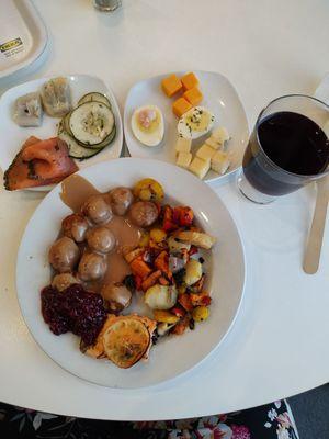 Lots of Swedish food