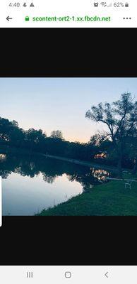 Bob's Fishing Lake at Sunset