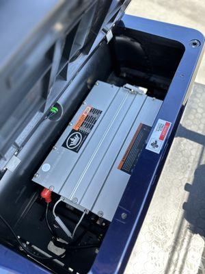 Lithium battery standard on all golf carts at CCRMV