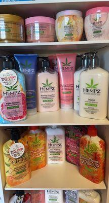 Big Hempz and body scrubs