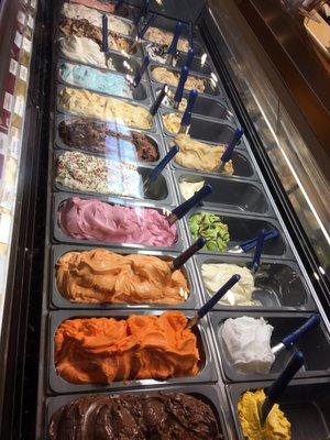 Home made Italian Gelato over 24 different flavors