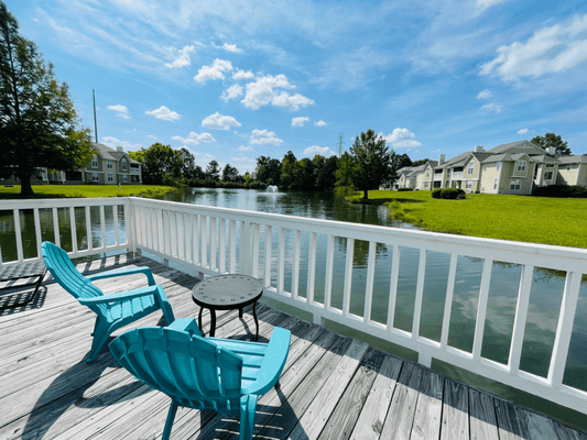 Beautiful scenic view at The Chase Apartment Homes located in Burlington, NC.