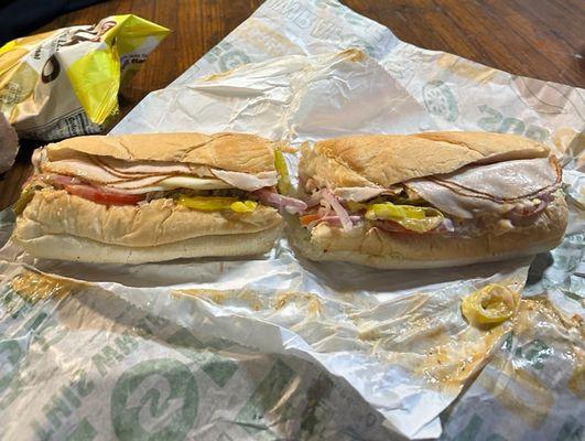 Loaded Turkey footlong