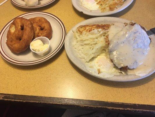 Got the fried steak special on Friday morning for around $6.50. Came with a scone too. Yummy!