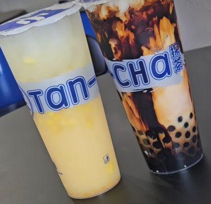 Mango DuoDuo and Brown Sugar Boba