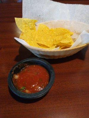 Chips and salsa.