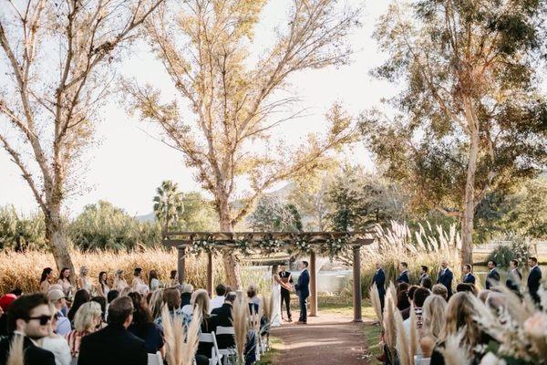 Ceremony area.