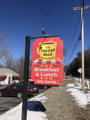 The Coffee Mug Sign - Exterior