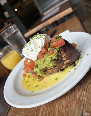 Giant avocado toast!