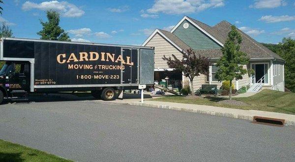 Cardinal Moving & Trucking on the job!