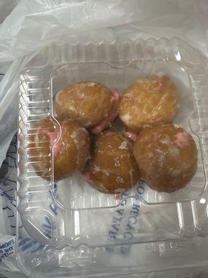 These are the strawberry doughnuts holes and they do not disappoint!