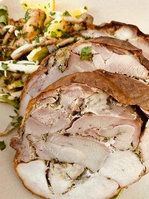 Citrus & Assam Tea Brined Turkey roll