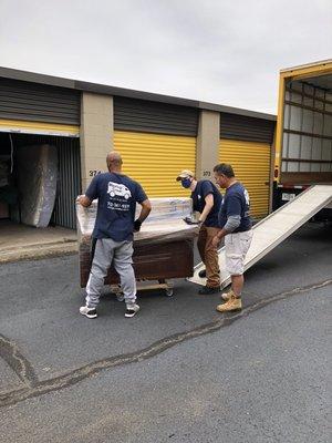 New Brunswick- This two-bedroom home, including a piano, is headed into storage until the owners close on their new home.