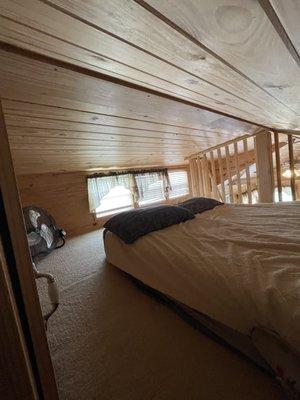 Bear cabin loft with queen mattress- 2nd view