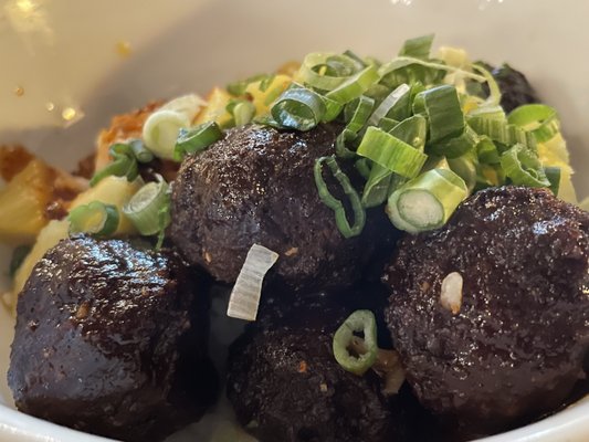 Spicy Korean Beef Bulgolgi Meatballs