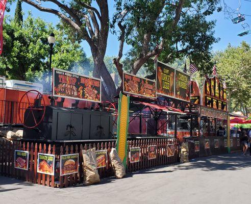 Food stand at Alameda County Fair