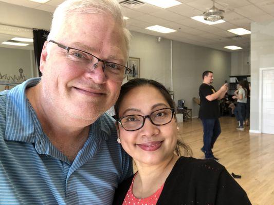 Me and wife at Lone Star Ballroom in McKinney.