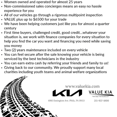 Why Value Kia?