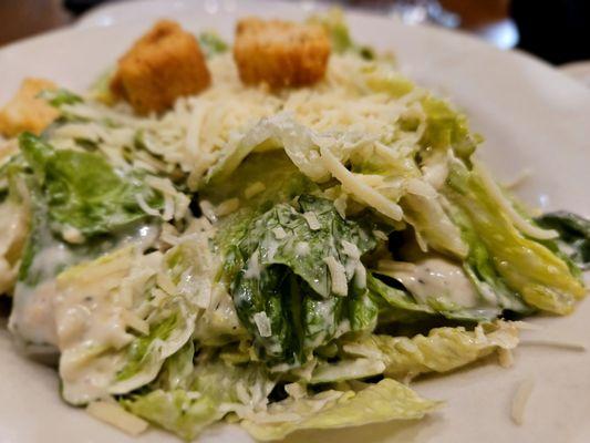 Side Caesar Salad !!! Perfect amount!