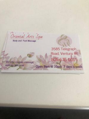 Oriental Arts Spa