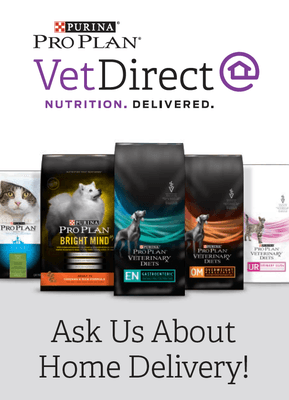 FREE HOME DELIVERY!! Purina® Pro Plan® Vet Direct is a risk-free and simple way to have your pets' food delivered right to your door!