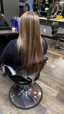 # NJ Fashion hair salon by Eddiedino, color and highlights.