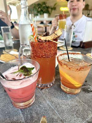 Michelada kraken, Pinky, Margarita Tropic