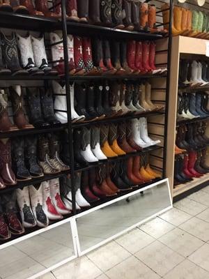 Only a portion of the boots they offer