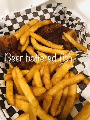 Beer battered Fried Fish Platter