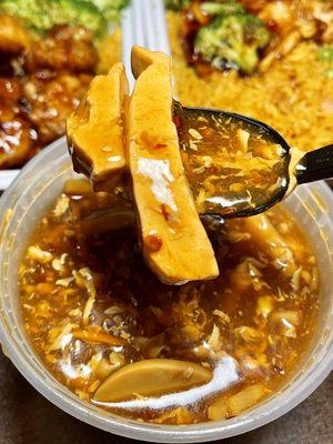 18. Hot & Sour Soup with tofu