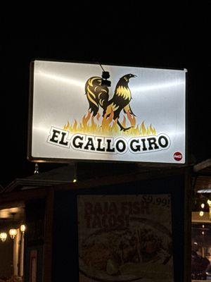 Restaurant sign