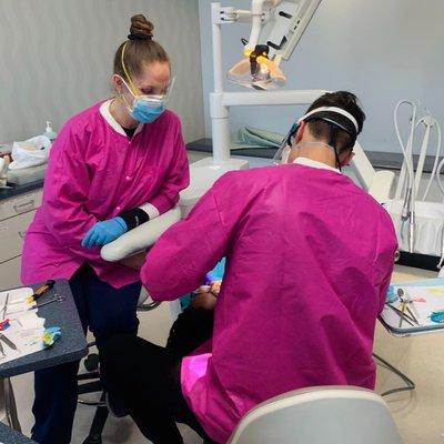 The Dental Salon Team at work