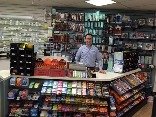 Matt helping customers with prompt, professional service! We pride ourselves in obtaining hard to find products!