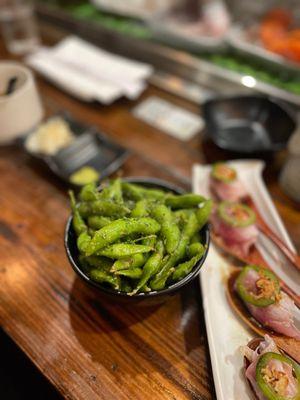 Garlic Edamame